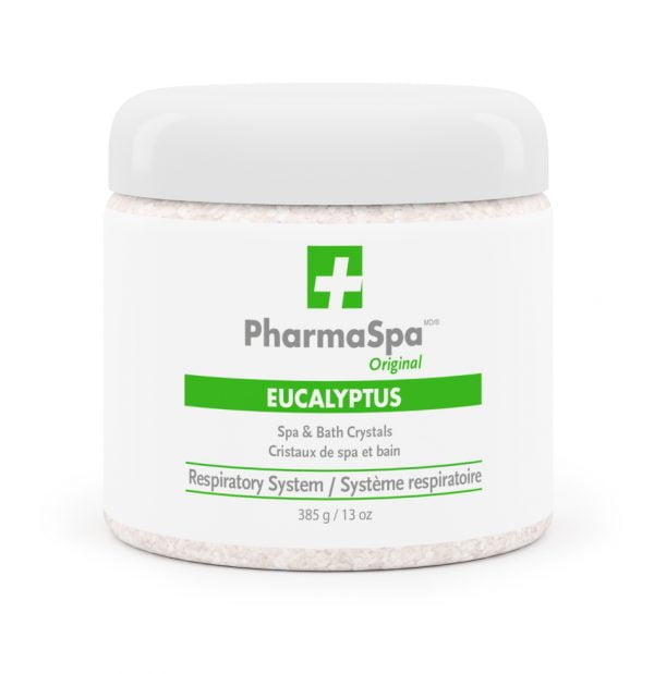 Eucalyptus Epsom salts PharmaSpa Original spa and bath Crystals