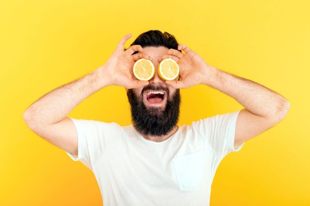 Lemon helps skin and hair health
